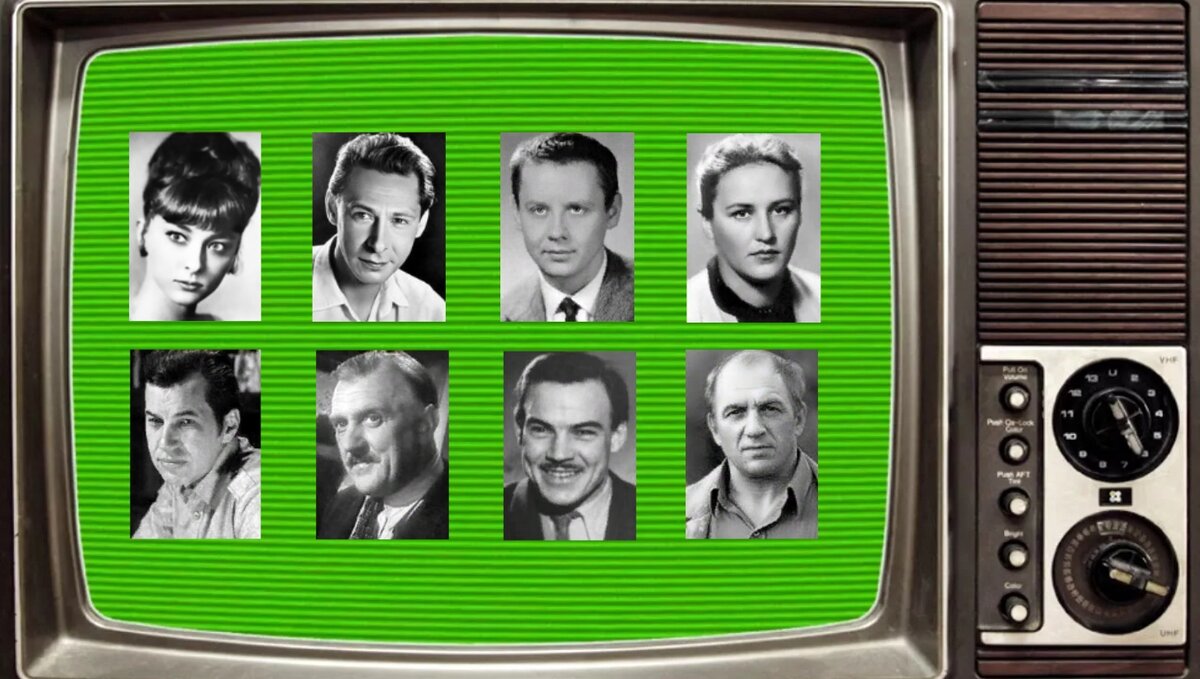 Анастасия Вертинская, Олег Ефремов, Олег Табаков, Нонна Мордюкова, Георгий Бурков, Александр Ханов, Михаил Глузский, Лев Дуров. Фото из открытых источников.