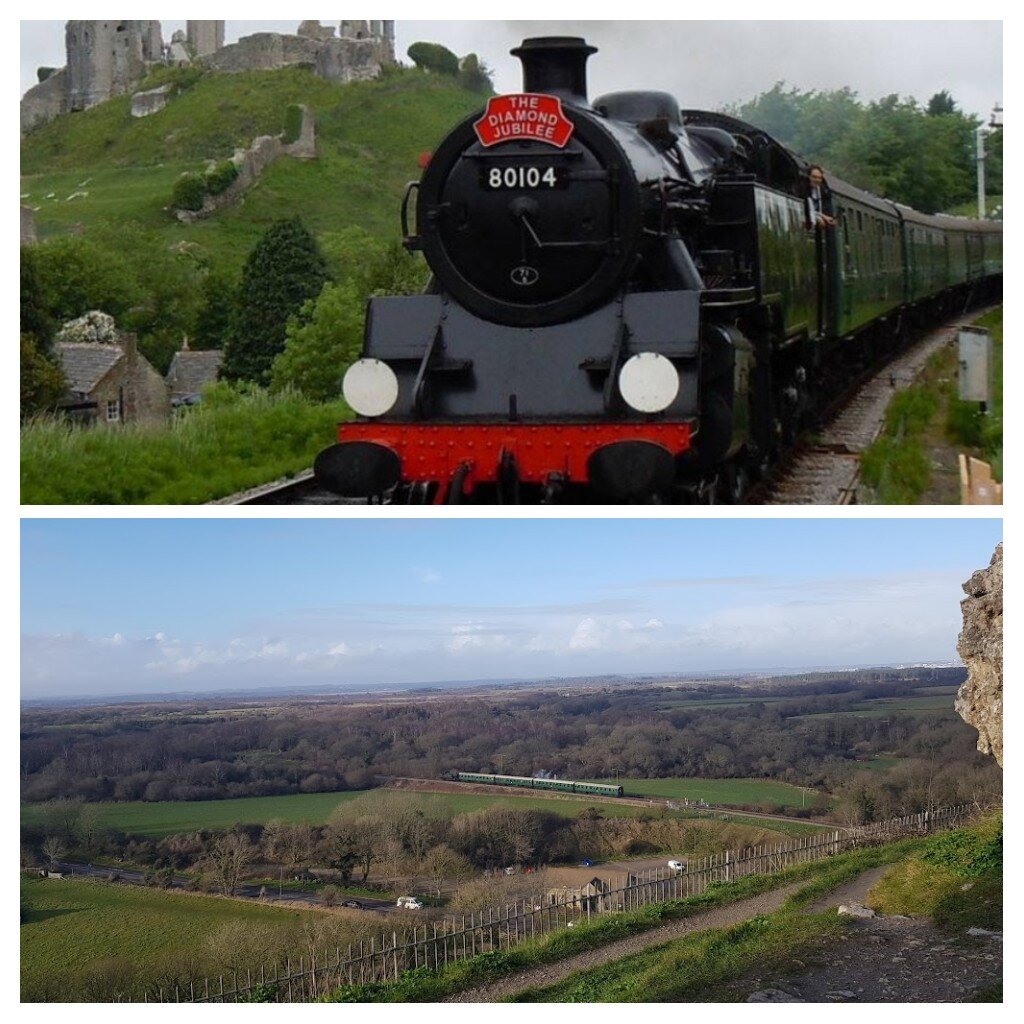 Ну да, вот этот самый паровоз! Коллаж автора. Фото из личного архива 