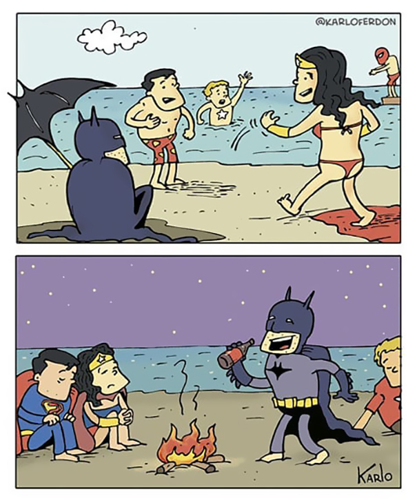 Чилийский художник высмеивает супергероев, не говоря ни слова | Мир ...