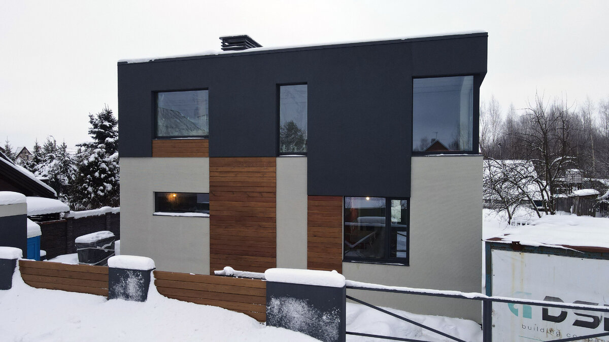  Реализация загородного дома "Оникс" зимой в д. Глинка 