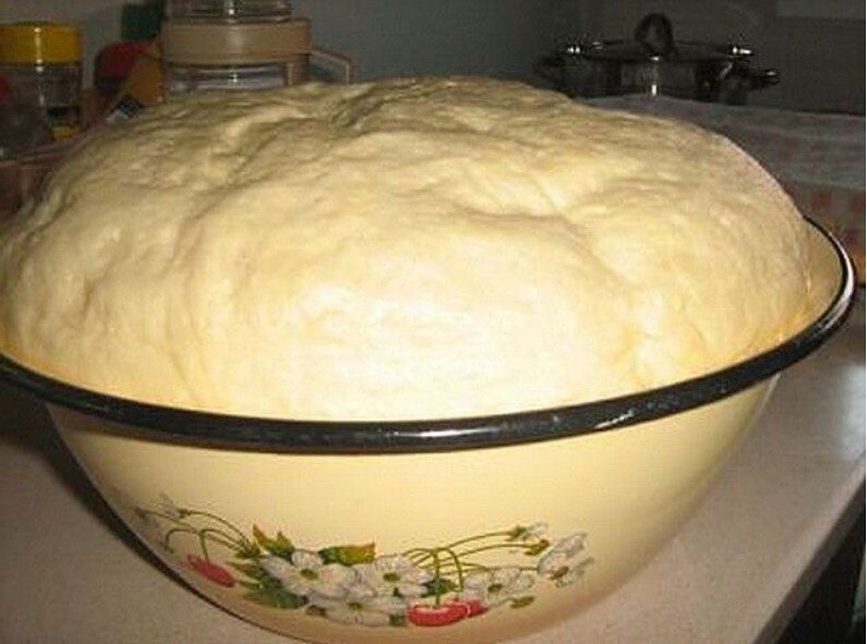 Пышное тесто для пирогов дрожжевое