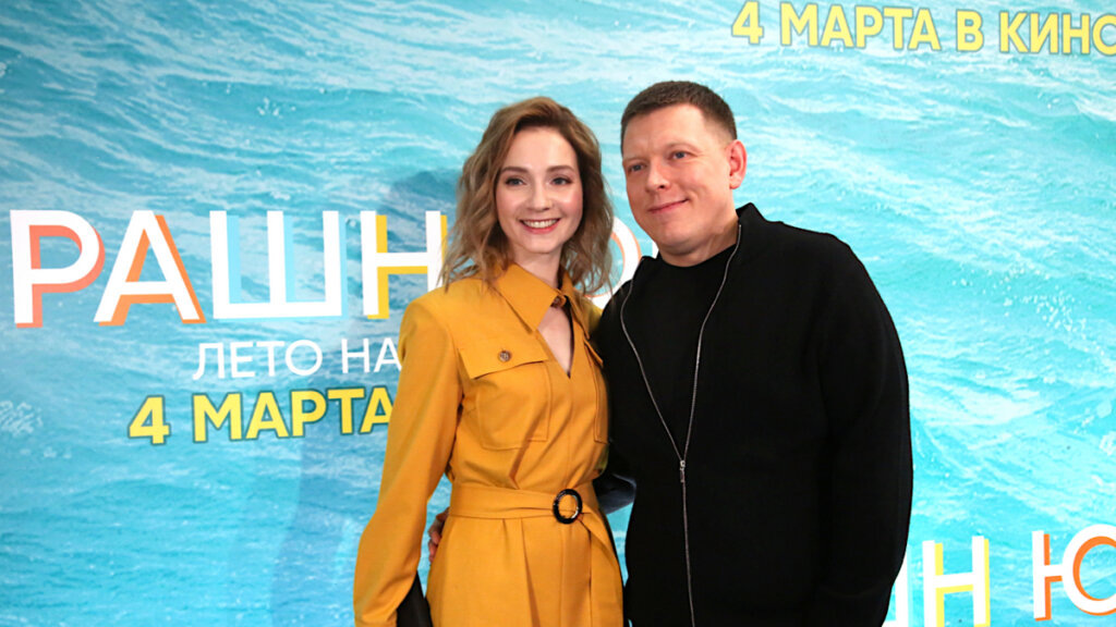    Сергей Лавыгин с женой, актрисой Марией Луговой