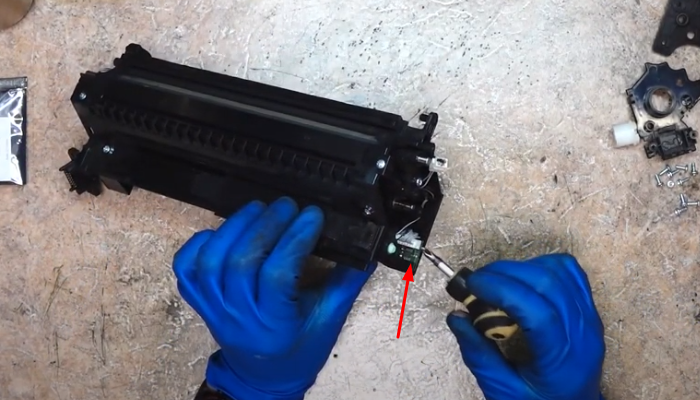 Фото 125. Ресурс блока переноса изображения показывает 100%