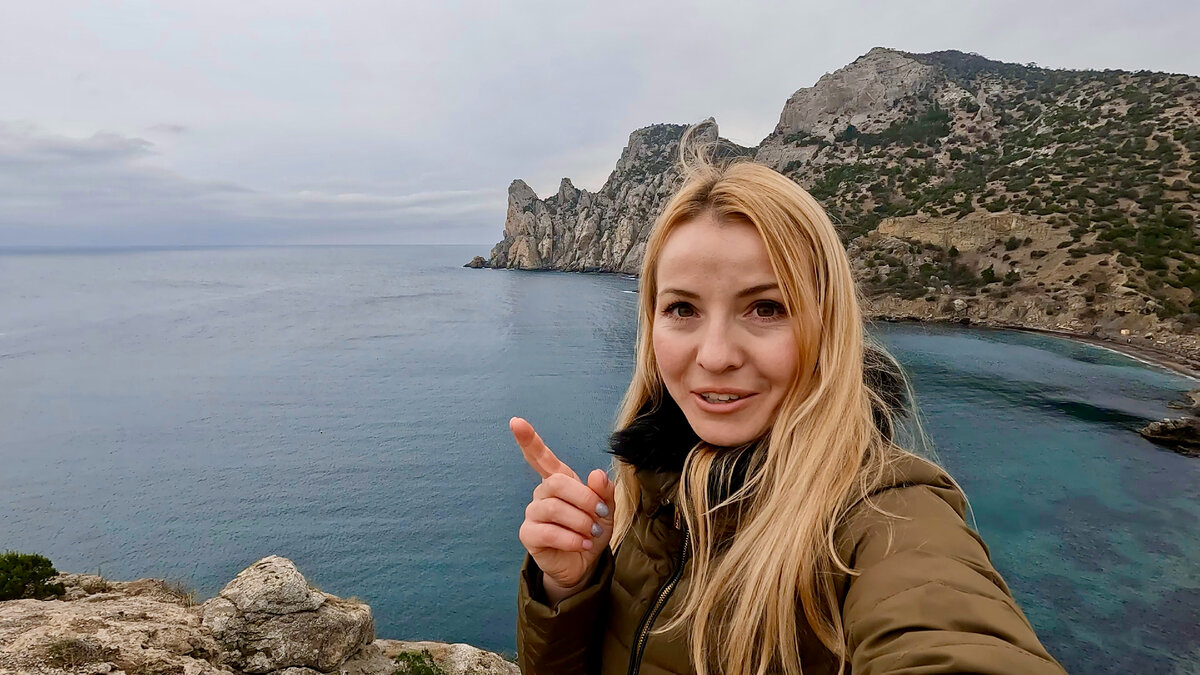 Блогерша в Крыму