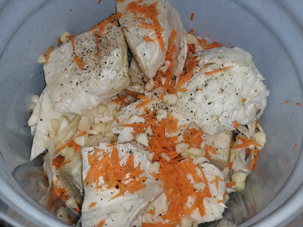 Капуста острая кусочками быстрого приготовления