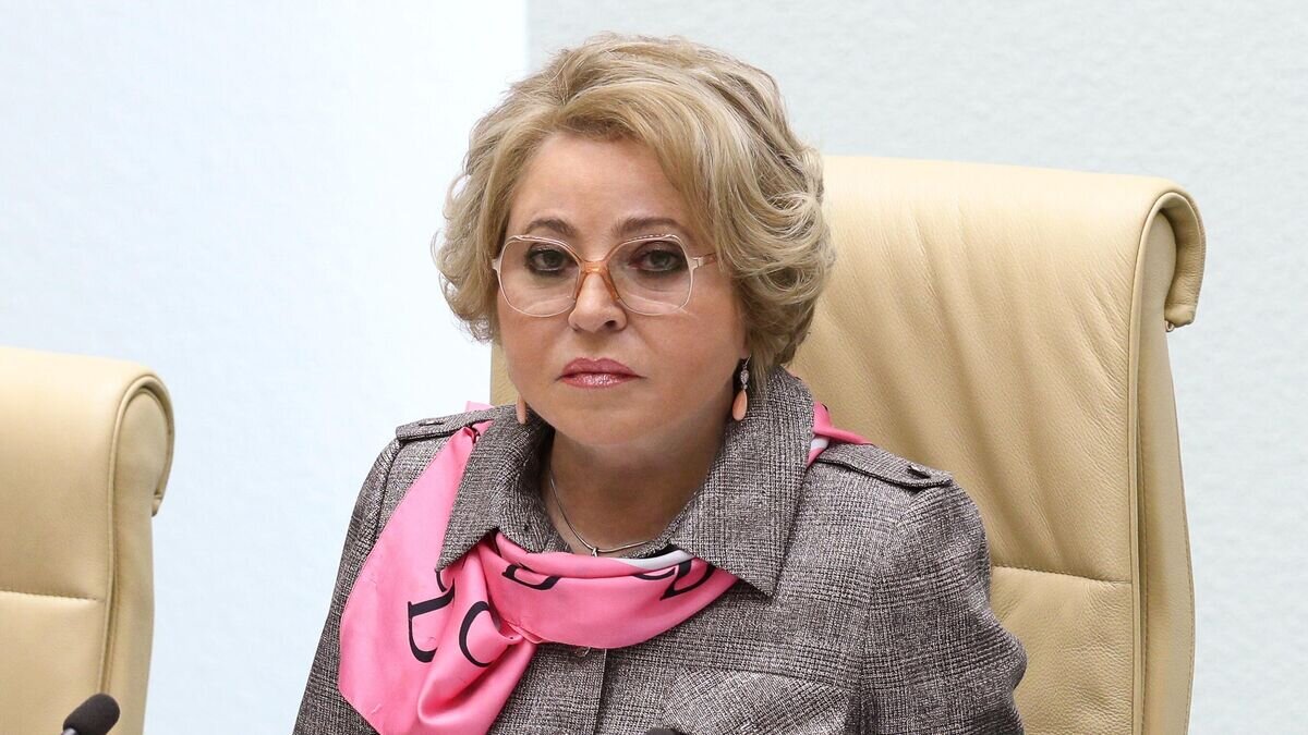    Председатель Совета Федерации РФ Валентина Матвиенко на заседании Совета Федерации© РИА Новости / Пресс-служба Совета Федерации РФ