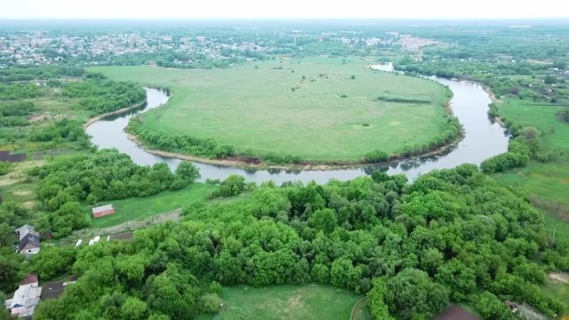 Ямской луг с высоты
