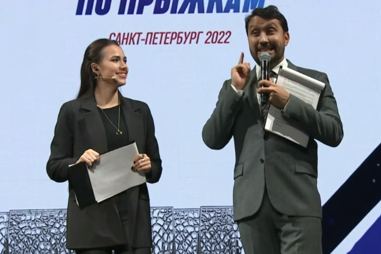 Жеребьевка чемпионата России по прыжкам. Источник фото: официальный сайт Первого канала.
