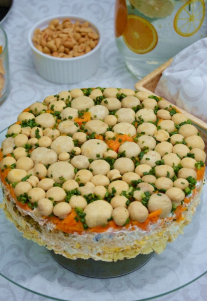 История про любимый салат Грибная поляна: наш "ленивый" метод, проще ...