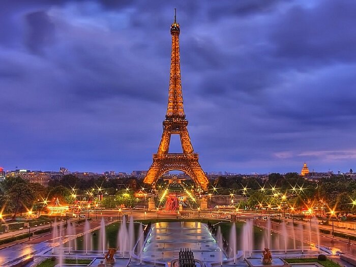 Фото Париж. Эйфелева башня. 