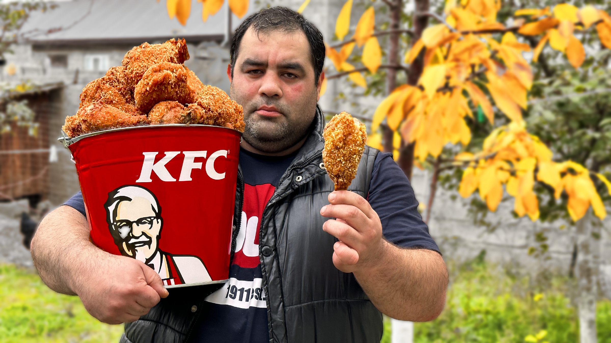 Секрет KFC (раскрыт) - Огромное ведро острых ножек