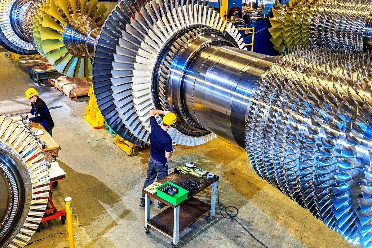 Газовая турбина марки ГТД-110М