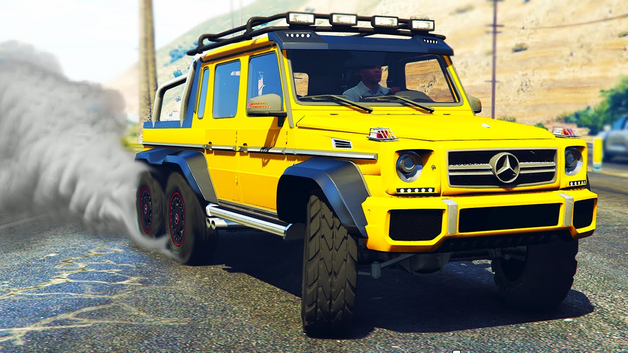 Гелик G65 Amg 6х6 - Моды в Гта 5