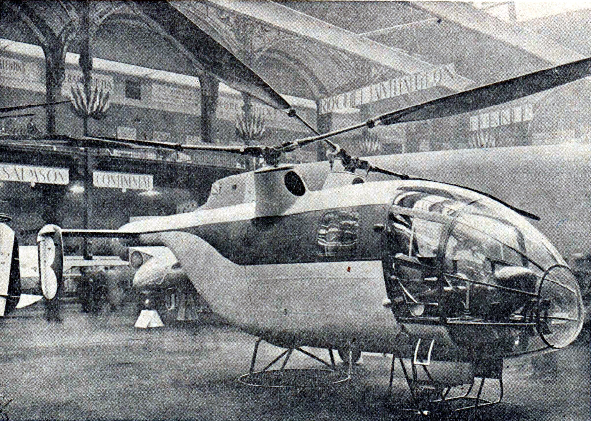 Первый прототип SNCAC NC.2001 Abeille на авиасалоне Ле-Бурже, 1946 год. Фото: журнал L'Aérophile, декабрь 1946 года