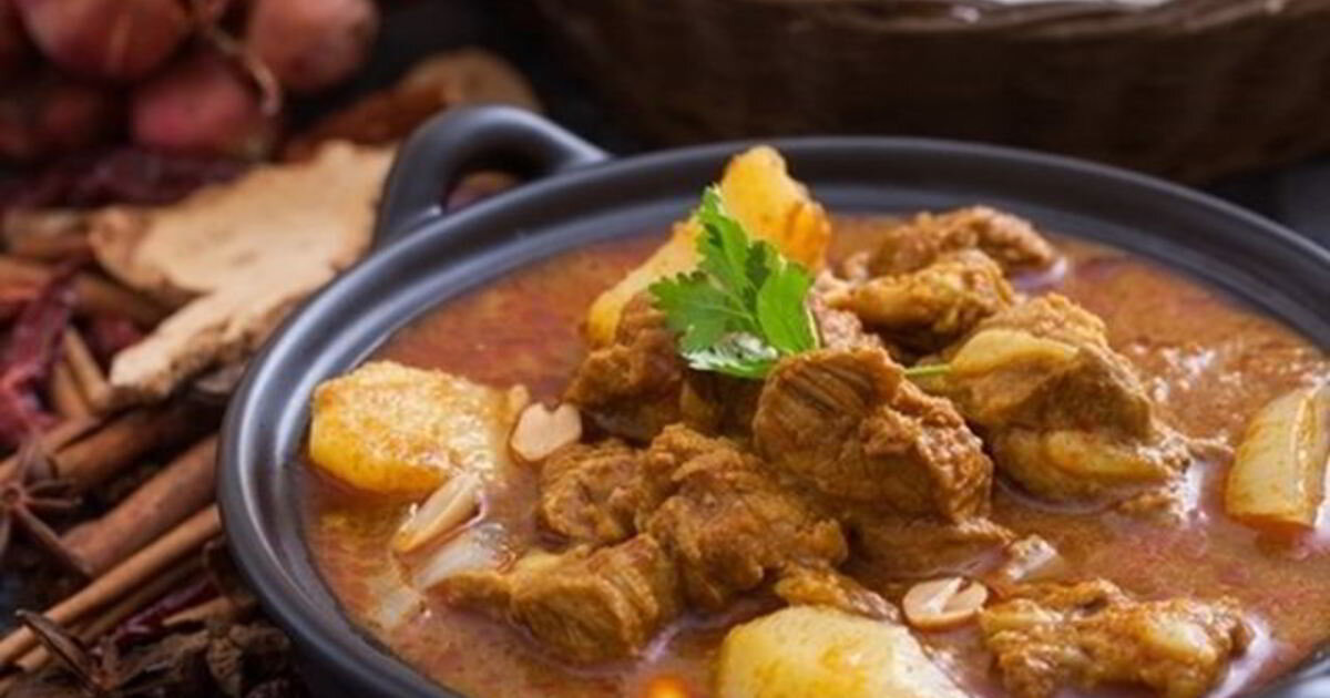 Картошка-карри с говядиной