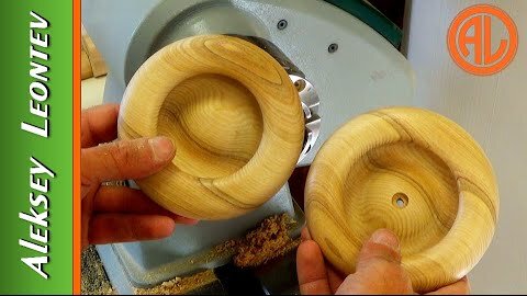 Дверные ручки из дерева. Необычные дверные ручки / Wood door handles on a lathe. Woodturning.