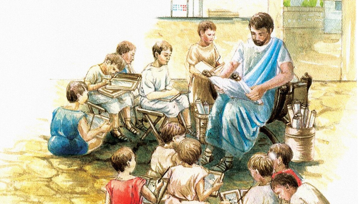 История домашнего обучения. Школа в древнем Риме. Древние школы. Школа в древности. Школа в Риме.