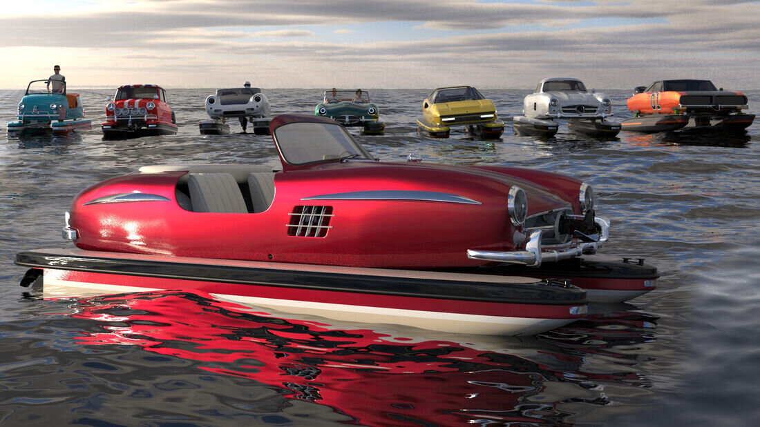 Идея разработчиков из Floating Motors проста: перенести дизайн автомобилей на катера. Выглядит неплохо. Будет ли спрос?