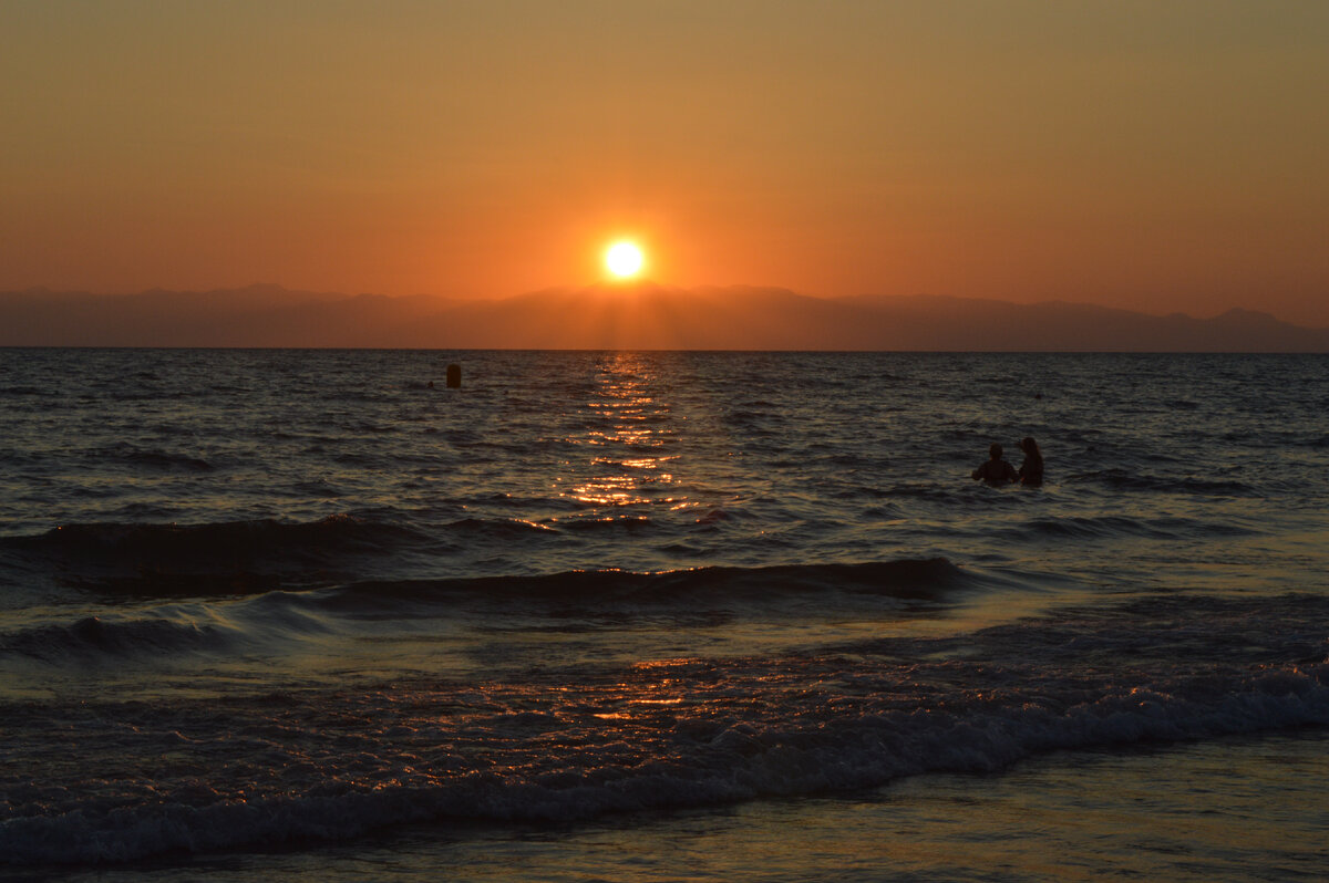 море на закате