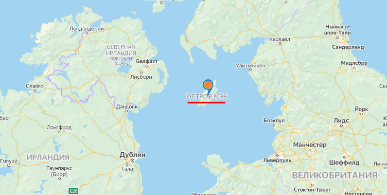 остров Мэн