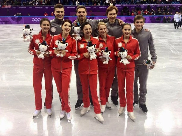 Олимпийские Игры 2018 год. Командный турнир.Фото из открытых источников.