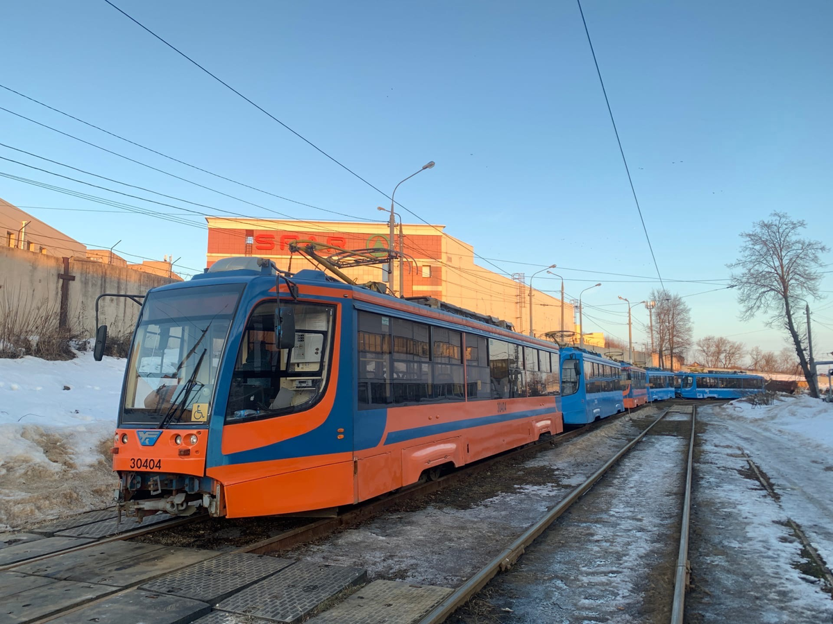 Переданные в Тулу вагоны модели 71-623-02, 2022 год, фото Тульский городской транспорт