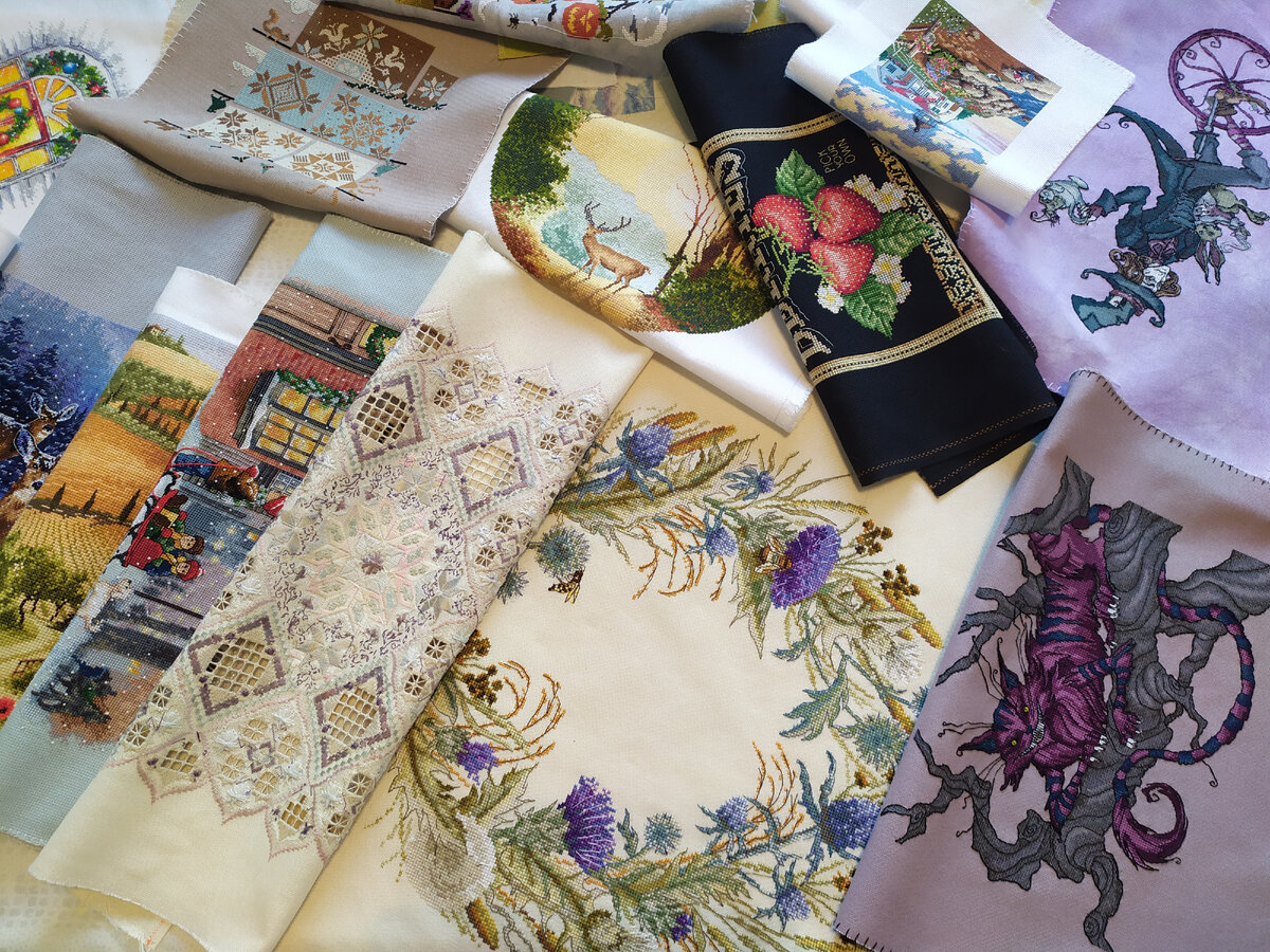 Часть моих работ, рулон на самом деле огромный)