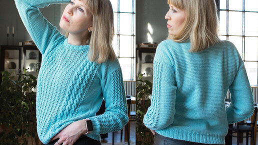 Пуловеры, свитера спицами для женщин