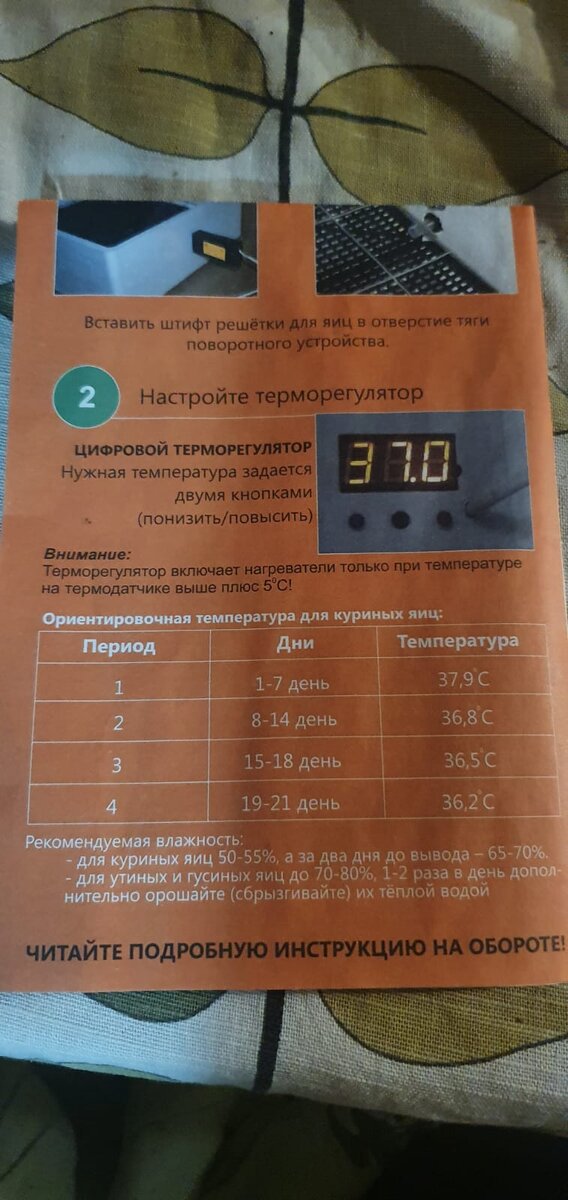 Тепловые режимы инкубации яиц . Схема инкубации.