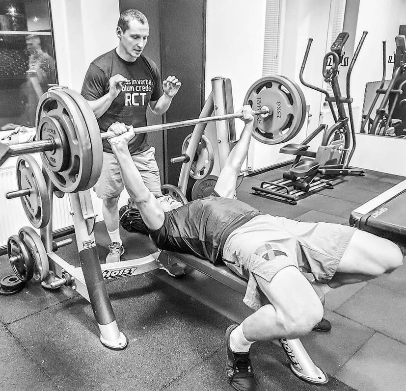 Силовая тренировка Александра Волкова