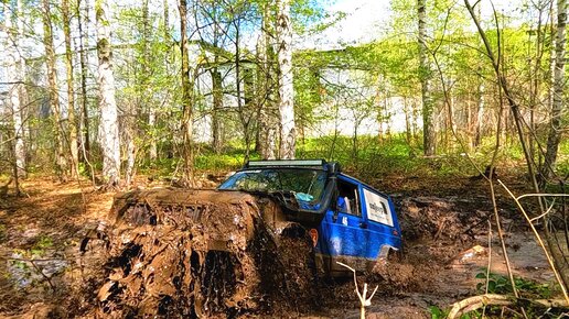 Почувствовал свою машину и поехал там, где встанет любой УАЗ и НИВА. JEEP ЕДЕТ