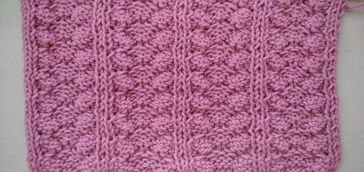 Изнаночная сторона узора