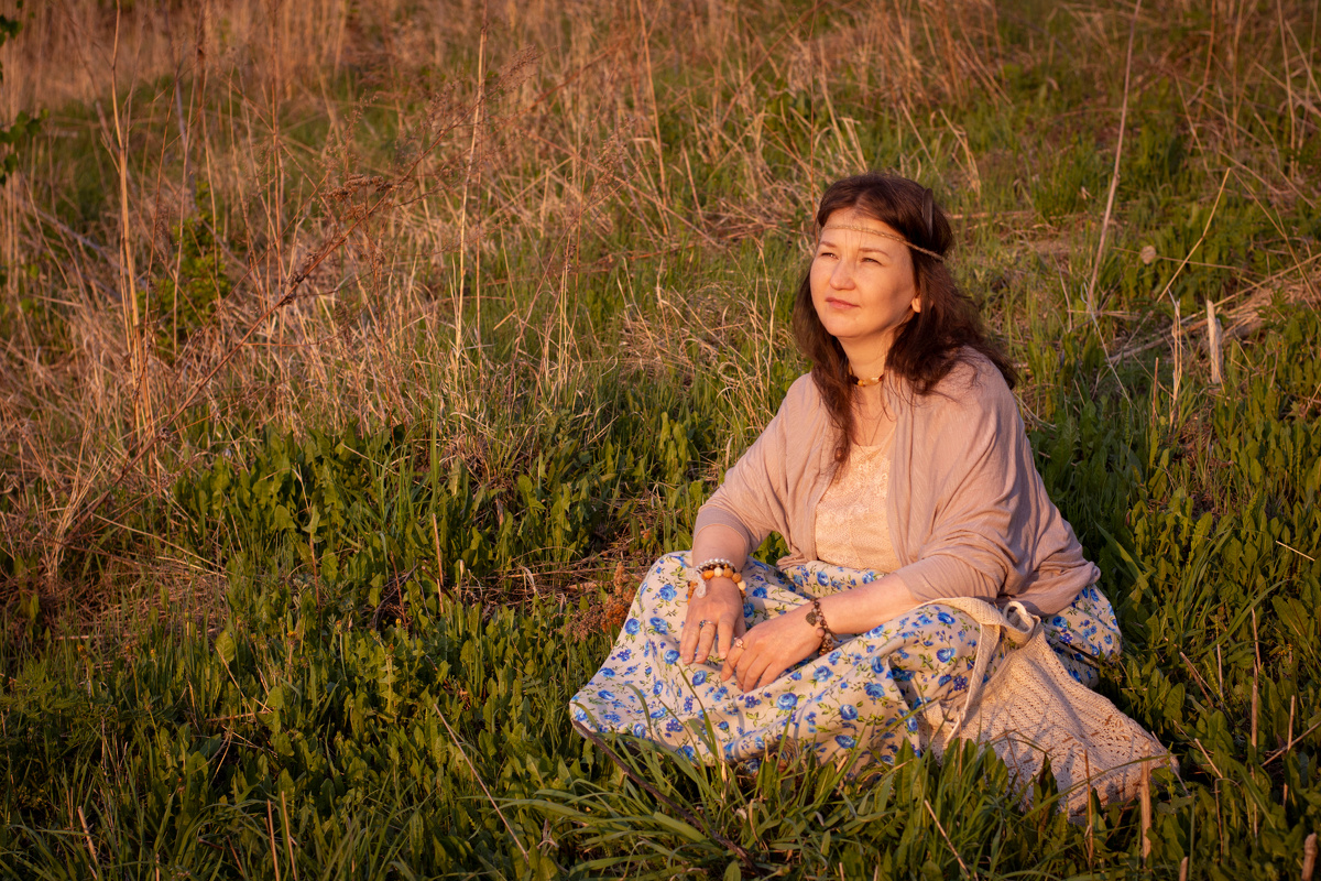 Бархатова Анастасия в образе цветочной феи, фотограф Наталья Волчкова, ссылка на профиль в ВКонтакте ниже