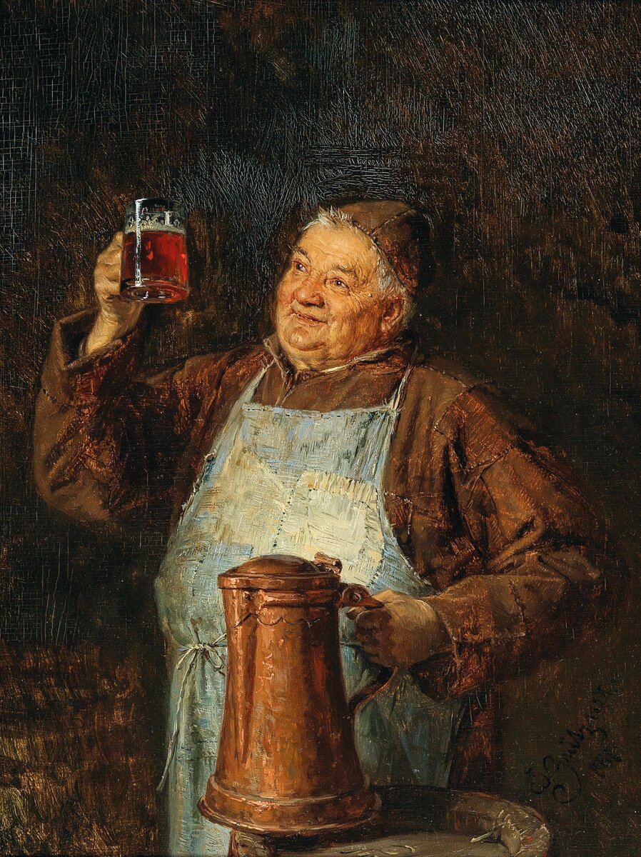 Brewer monk. Эдуард фон Грютцнер. Эдуард фон Грютцнер Falstaff. Эдуард Грютцнер монахи. Эдуард фон Грютцнер 1846 1925.