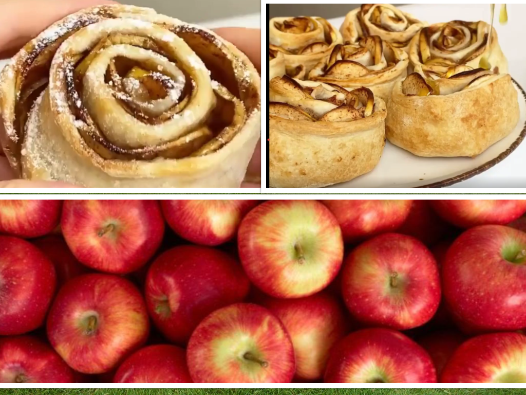 Рецепт быстрых булочек с яблоками