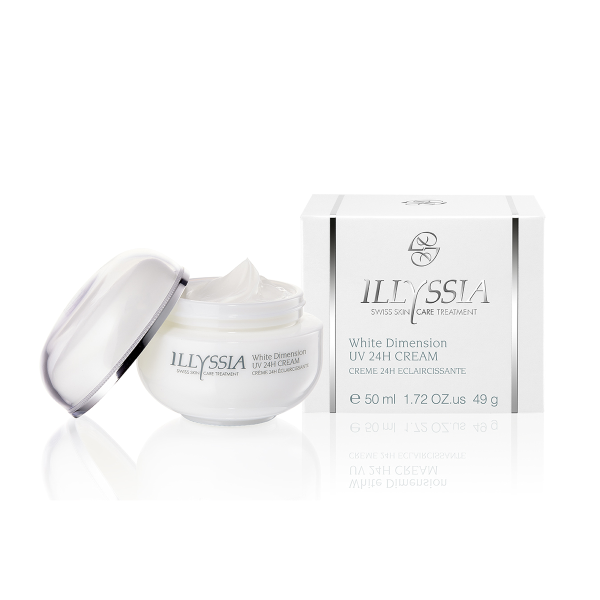 Ярким примером будет: https://illyssia.ru/product/lightening-dimension-uv-24h-cream/.  