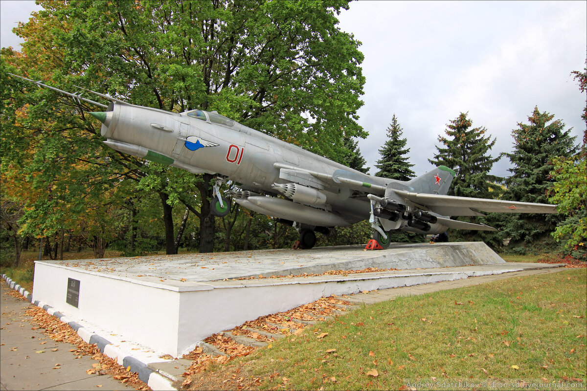 Су-17 на территории ОКБ Сухого в Москве. 2019 год.