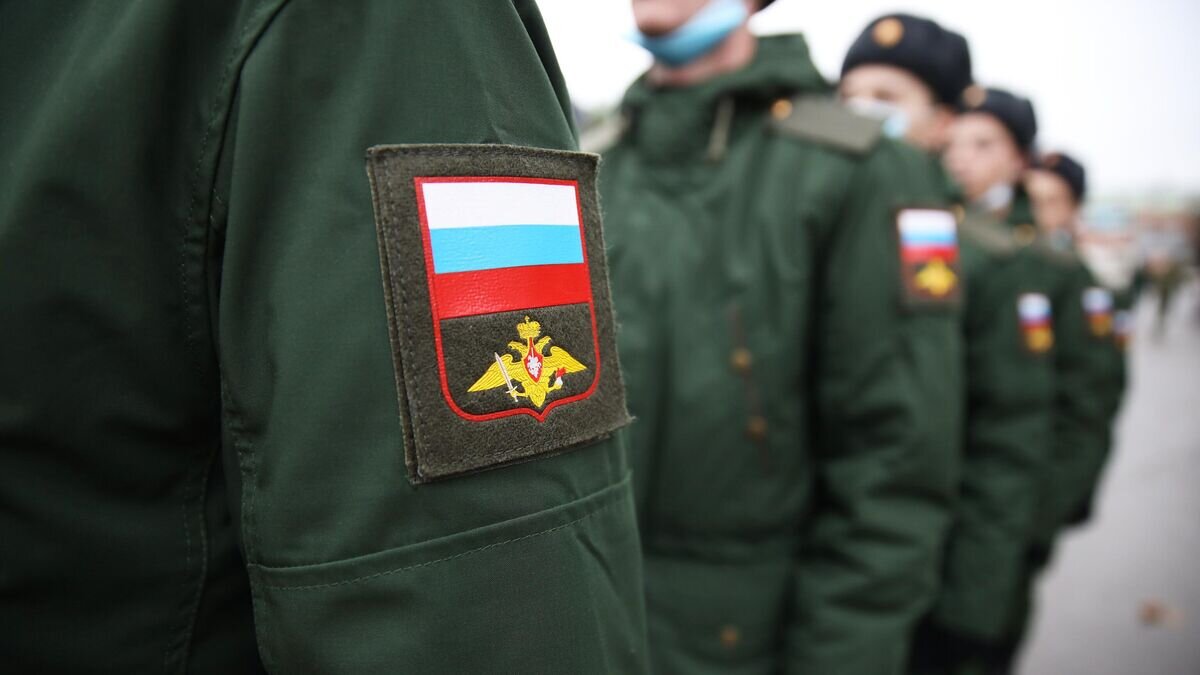    Призывники перед отправкой на службу © РИА Новости / Виталий Тимкив