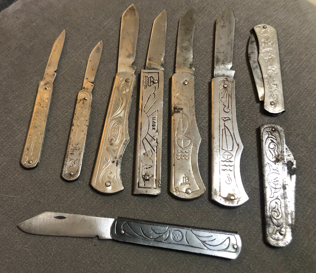 Советские перочинные школьные ножи