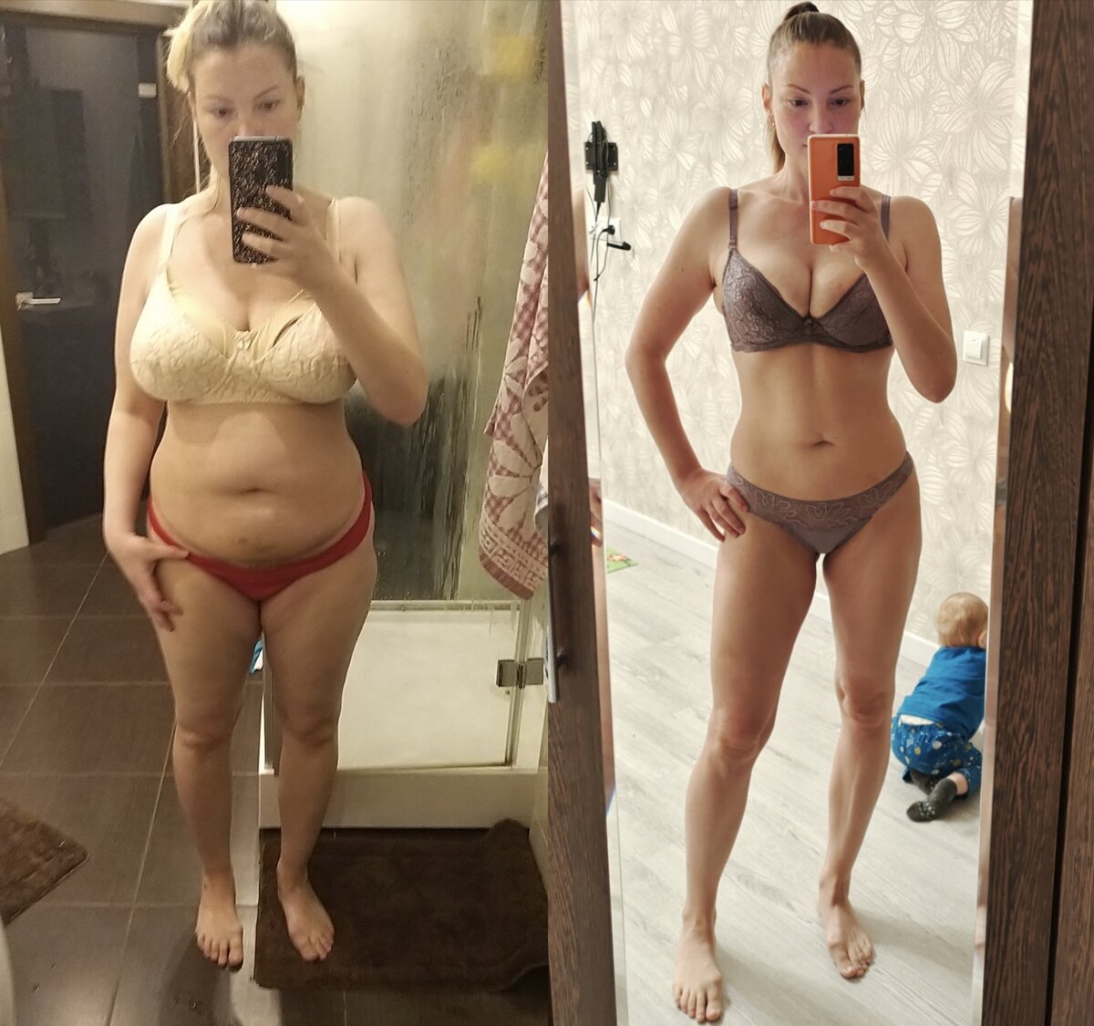 Минус 30 см в талии! Хорошо село старое дородовое белье)