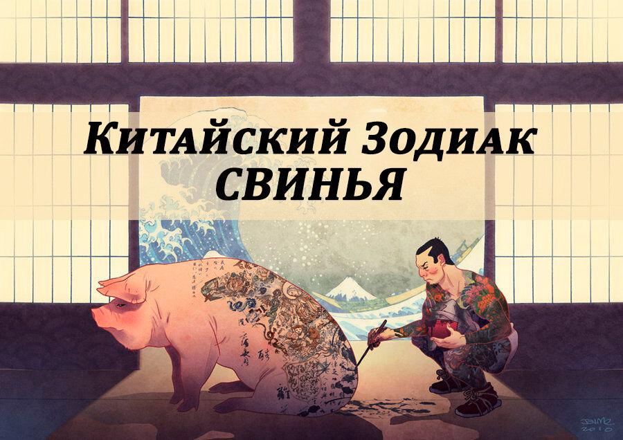 китайский зодиак свинья