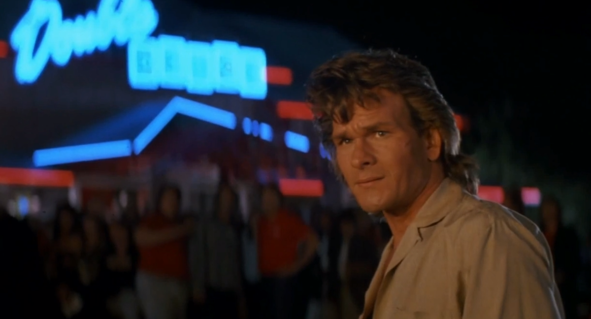 Скриншот кадра из фильма "Дом у дороги" (1989). Режиссер Роуди Херрингтон, сценаристы Дэвид Ли Генри, Хилари Хенкин 