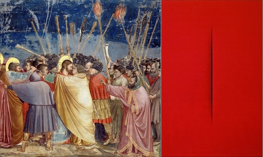 Где находится картина поцелуй иуды джотто