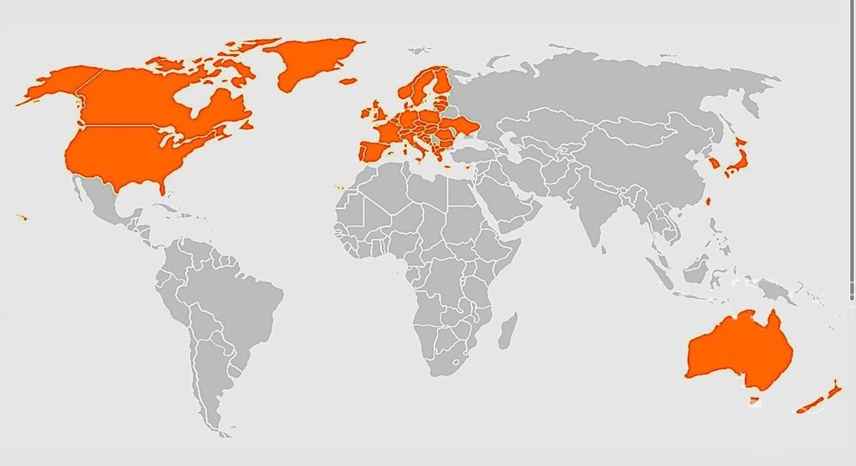 Мир карта в каких странах работает 2022