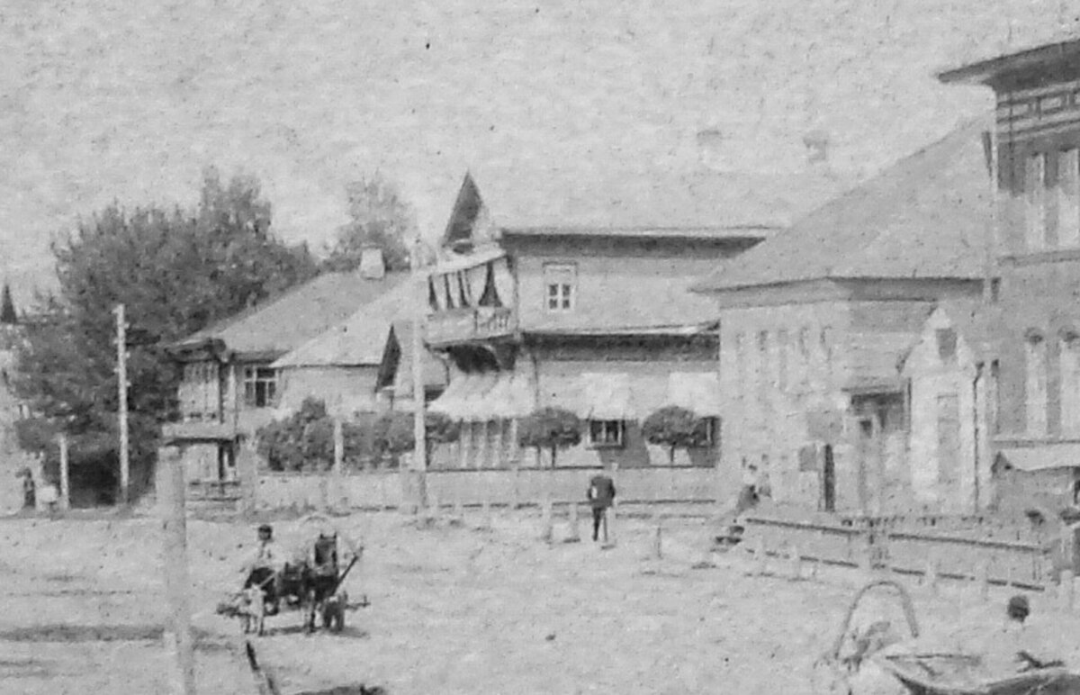 Дом В.А. Андреева. Фрагмент фотографии.