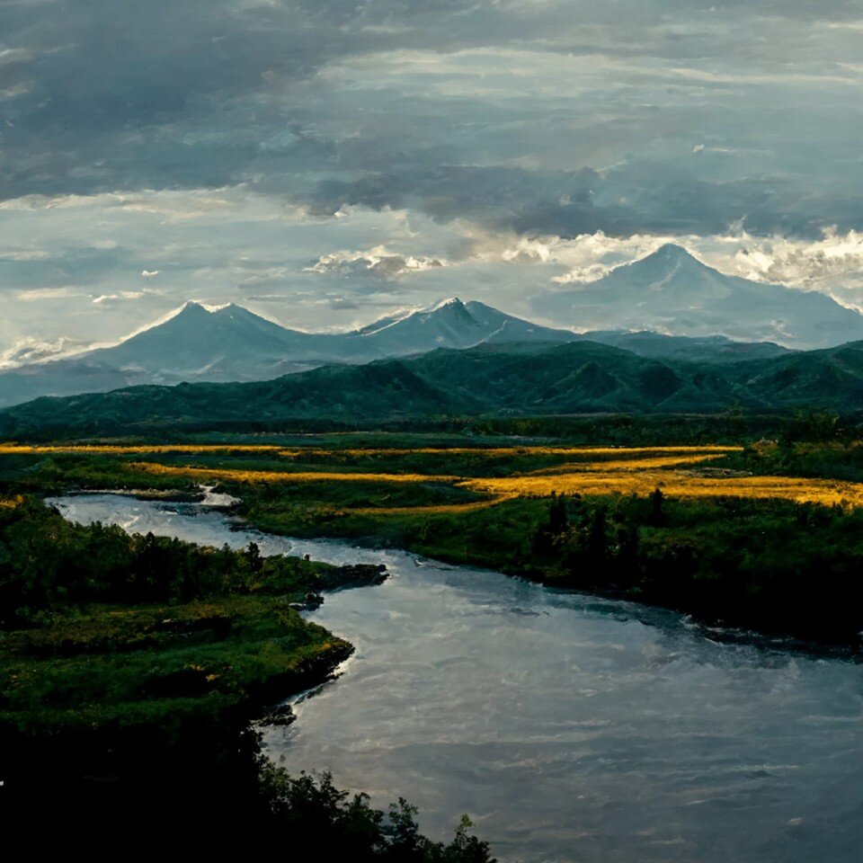     Нейросеть нарисовала природу Колымы. Фото: «Нейроколыма»