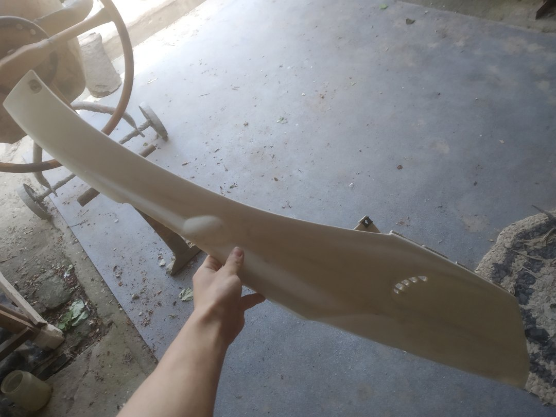 Пластик после чистки