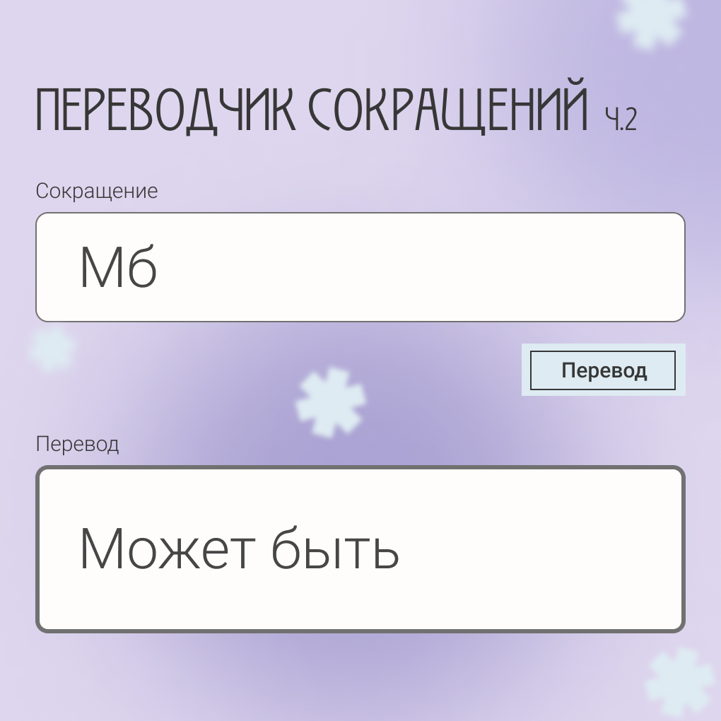 Сократить текст найс бот. Аббревиатуры для ВКИЗА подростков.