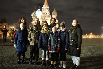    Дети из ДНР на экскурсии в Москву © Пресс-служба Московского областного регионального отделения партии "Единая Россия"