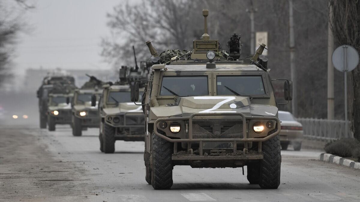    Колонна российской военной техники© РИА Новости / Константин Михальчевский